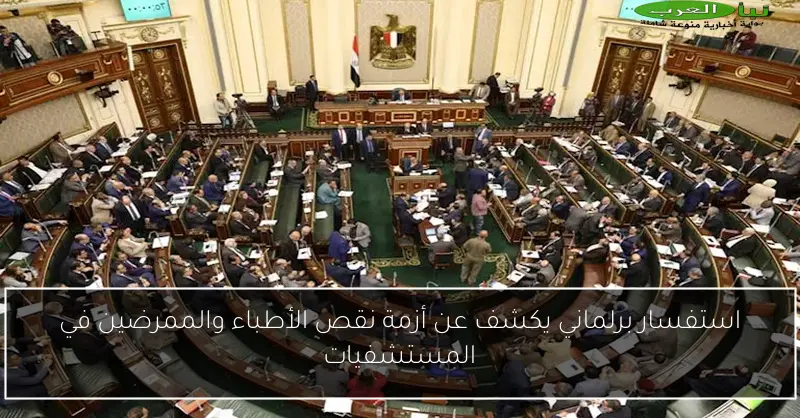 استفسار برلماني يكشف عن أزمة نقص الأطباء والممرضين في المستشفيات