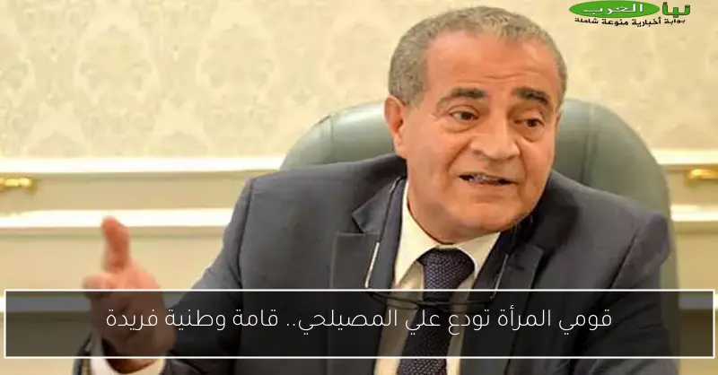 قومي المرأة تودع علي المصيلحي.. قامة وطنية فريدة