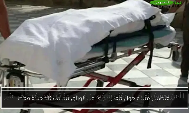تفاصيل مثيرة حول مقتل ترزي في الوراق بسبب 50 جنيه فقط