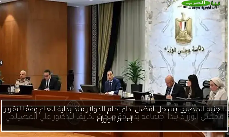 الجنيه المصري يسجل أفضل أداء أمام الدولار منذ بداية العام وفقًا لتقرير إعلام الوزراء
