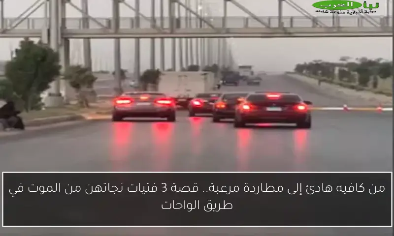 من كافيه هادئ إلى مطاردة مرعبة.. قصة 3 فتيات نجاتهن من الموت في طريق الواحات