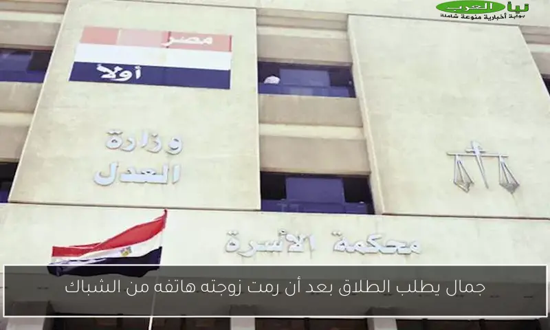 جمال يطلب الطلاق بعد أن رمت زوجته هاتفه من الشباك