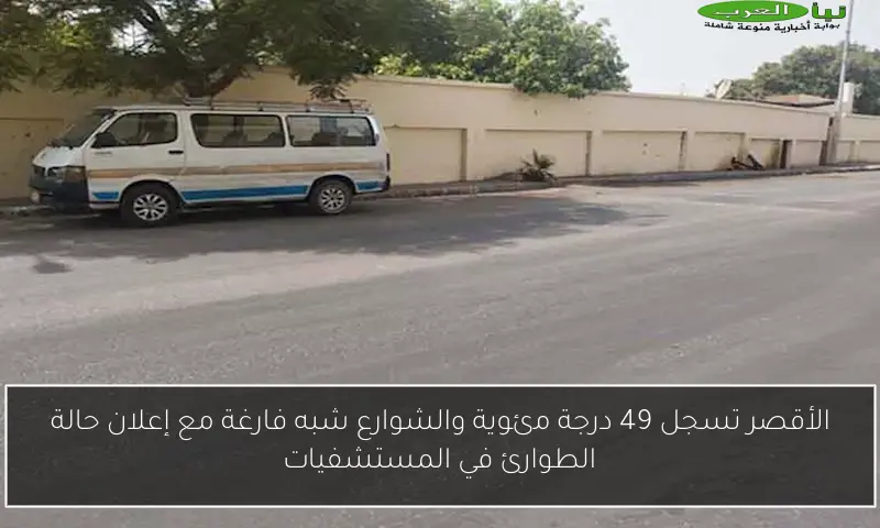 الأقصر تسجل 49 درجة مئوية والشوارع شبه فارغة مع إعلان حالة الطوارئ في المستشفيات