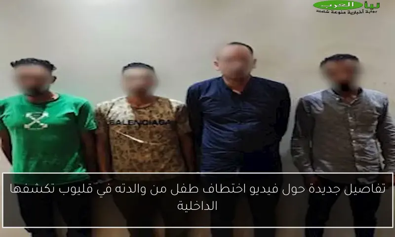 تفاصيل جديدة حول فيديو اختطاف طفل من والدته في قليوب تكشفها الداخلية
