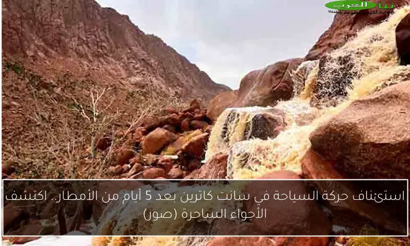 استئناف حركة السياحة في سانت كاترين بعد 5 أيام من الأمطار.. اكتشف الأجواء الساحرة (صور)