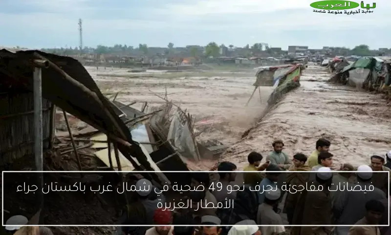 فيضانات مفاجئة تجرف نحو 49 ضحية في شمال غرب باكستان جراء الأمطار الغزيرة