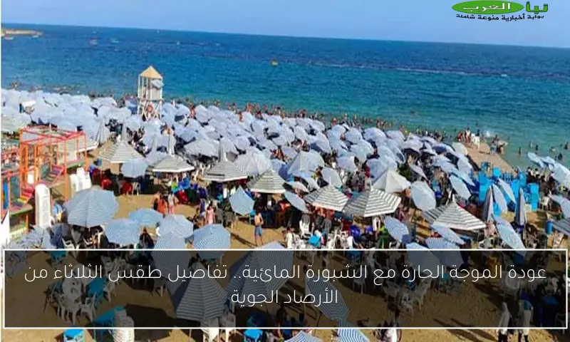 عودة الموجة الحارة مع الشبورة المائية.. تفاصيل طقس الثلاثاء من الأرصاد الجوية
