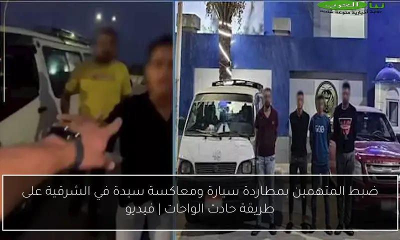 ضبط المتهمين بمطاردة سيارة ومعاكسة سيدة في الشرقية على طريقة حادث الواحات | فيديو