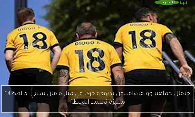 احتفال جماهير وولفرهامبتون بديوجو جوتا في مباراة مان سيتي: 5 لقطات مميزة تجسد اللحظة