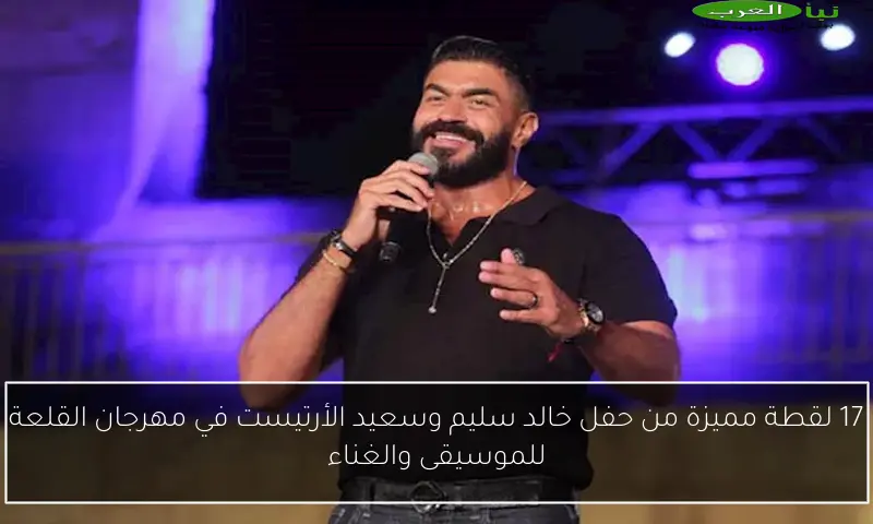 17 لقطة مميزة من حفل خالد سليم وسعيد الأرتيست في مهرجان القلعة للموسيقى والغناء