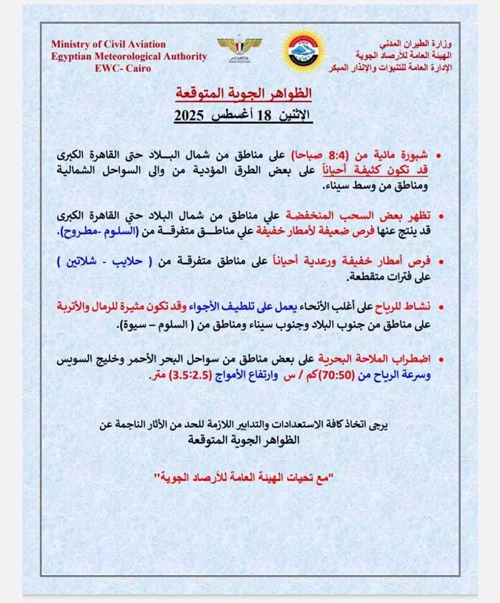 حالة الطقس