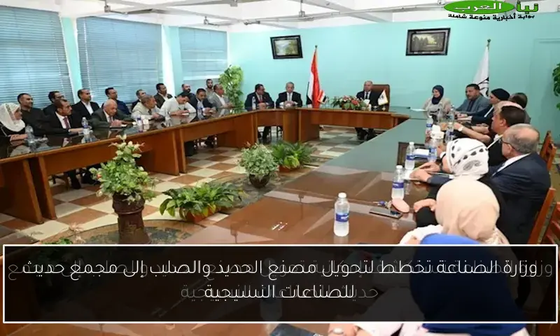 وزارة الصناعة تخطط لتحويل مصنع الحديد والصلب إلى مجمع حديث للصناعات النسيجية