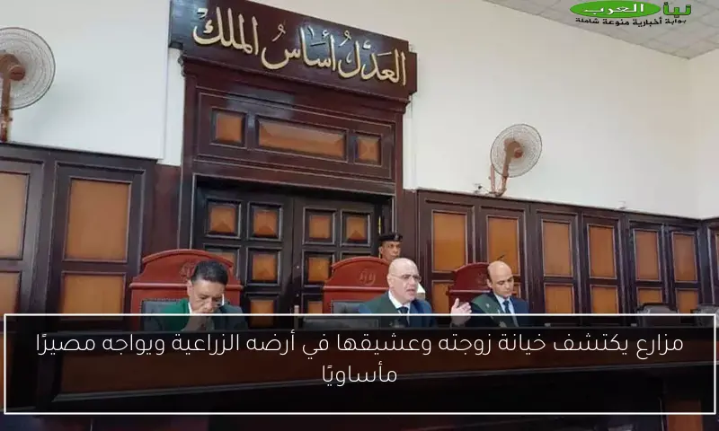 مزارع يكتشف خيانة زوجته وعشيقها في أرضه الزراعية ويواجه مصيرًا مأساويًا
