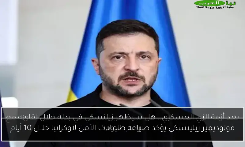 فولوديمير زيلينسكي يؤكد صياغة ضمانات الأمن لأوكرانيا خلال 10 أيام