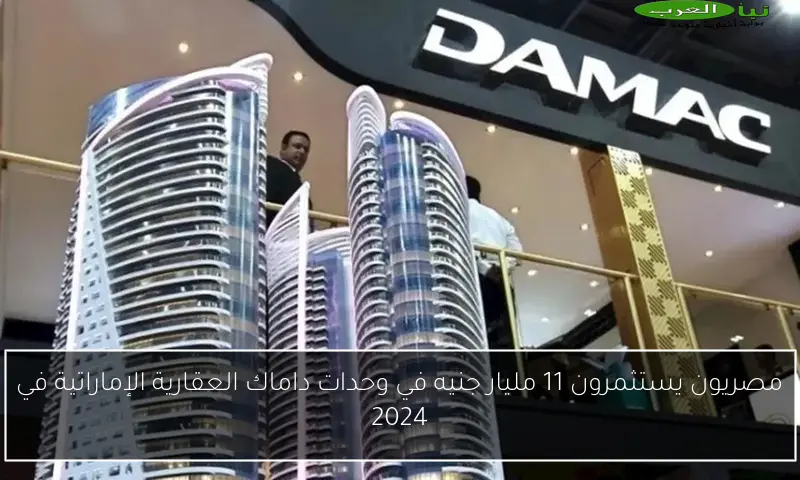 مصريون يستثمرون 11 مليار جنيه في وحدات داماك العقارية الإماراتية في 2024