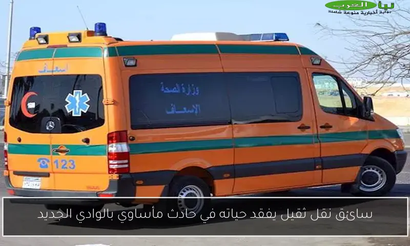 سائق نقل ثقيل يفقد حياته في حادث مأساوي بالوادي الجديد