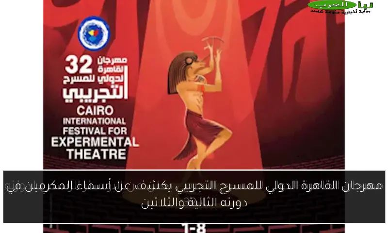 مهرجان القاهرة الدولي للمسرح التجريبي يكشف عن أسماء المكرمين في دورته الثانية والثلاثين