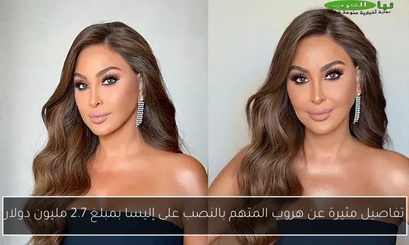 تفاصيل مثيرة عن هروب المتهم بالنصب على إليسا بمبلغ 2.7 مليون دولار