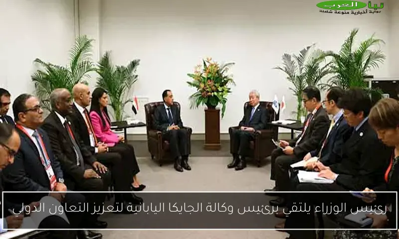 رئيس الوزراء يلتقي برئيس وكالة الجايكا اليابانية لتعزيز التعاون الدولي