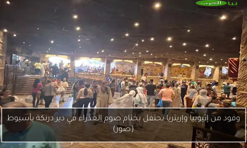 وفود من إثيوبيا وإريتريا تحتفل بختام صوم العذراء في دير درنكة بأسيوط (صور)