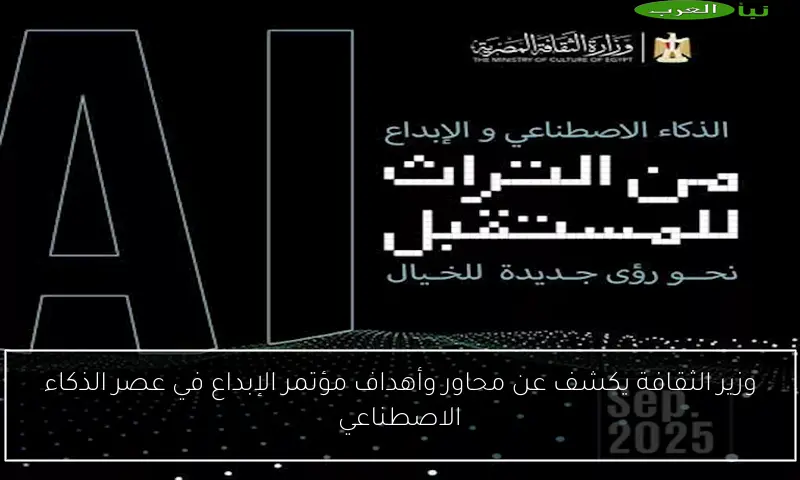 وزير الثقافة يكشف عن محاور وأهداف مؤتمر الإبداع في عصر الذكاء الاصطناعي
