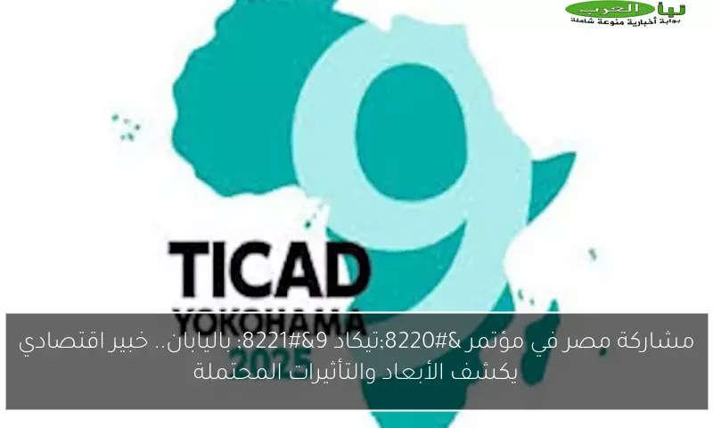 مشاركة مصر في مؤتمر “تيكاد 9” باليابان.. خبير اقتصادي يكشف الأبعاد والتأثيرات المحتملة