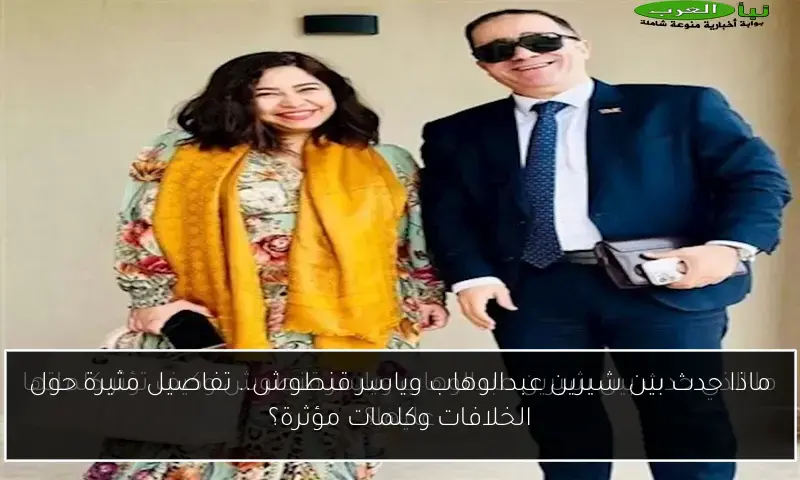 ماذا حدث بين شيرين عبدالوهاب وياسر قنطوش.. تفاصيل مثيرة حول الخلافات وكلمات مؤثرة؟