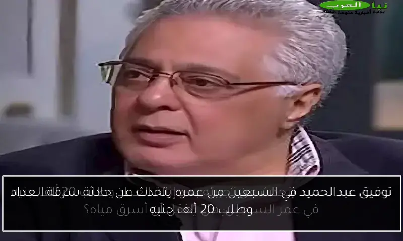 توفيق عبدالحميد في السبعين من عمره يتحدث عن حادثة سرقة العداد وطلب 20 ألف جنيه