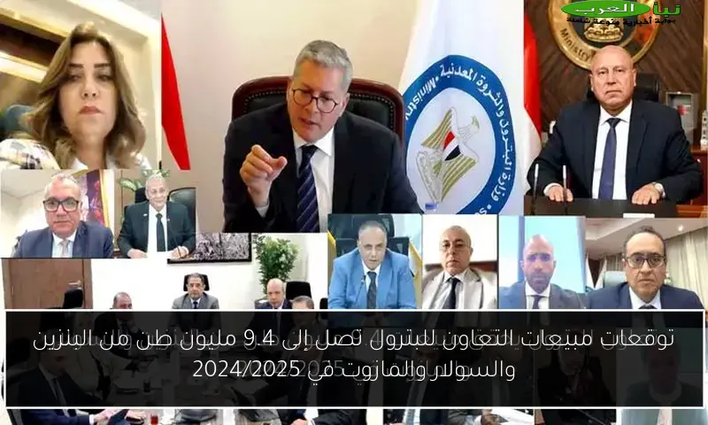 توقعات مبيعات التعاون للبترول تصل إلى 9.4 مليون طن من البنزين والسولار والمازوت في 2024/2025