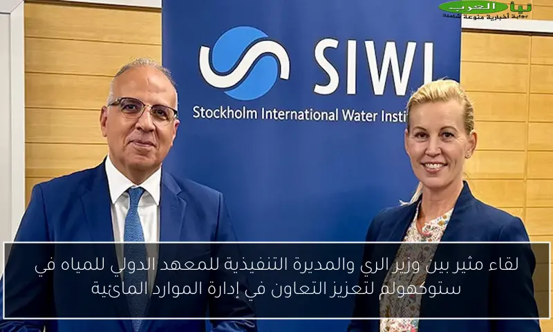 لقاء مثير بين وزير الري والمديرة التنفيذية للمعهد الدولي للمياه في ستوكهولم لتعزيز التعاون في إدارة الموارد المائية