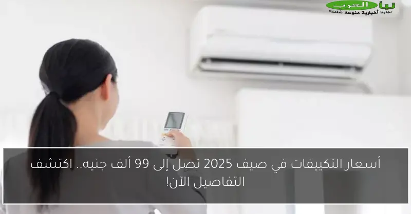 أسعار التكييفات في صيف 2025 تصل إلى 99 ألف جنيه.. اكتشف التفاصيل الآن!