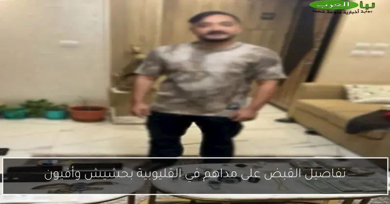 تفاصيل القبض على مداهم في القليوبية بحشيش وأفيون