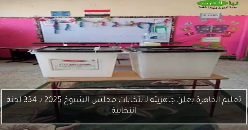 تعليم القاهرة يعلن جاهزيته لانتخابات مجلس الشيوخ 2025 بـ 334 لجنة انتخابية