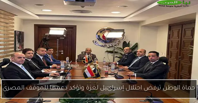 حماة الوطن ترفض احتلال إسرائيل لغزة وتؤكد دعمها للموقف المصري