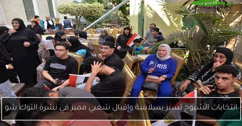انتخابات الشيوخ تسير بسلاسة وإقبال شعبي مميز في نشرة التوك شو
