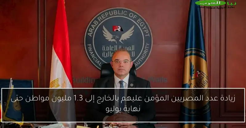 زيادة عدد المصريين المؤمن عليهم بالخارج إلى 1.3 مليون مواطن حتى نهاية يوليو