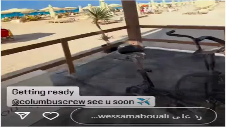 رسالة وسام أبو علي لنادي كولومبوس الأمريكي