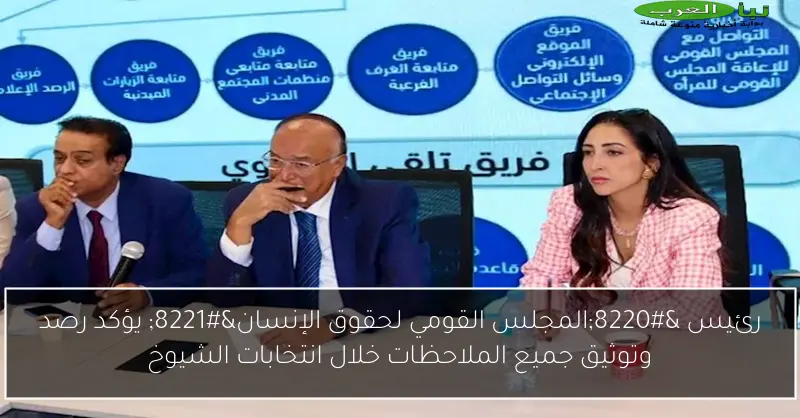 رئيس “المجلس القومي لحقوق الإنسان” يؤكد رصد وتوثيق جميع الملاحظات خلال انتخابات الشيوخ