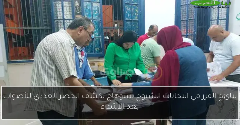نتائج الفرز في انتخابات الشيوخ بسوهاج تكشف الحصر العددي للأصوات بعد الانتهاء