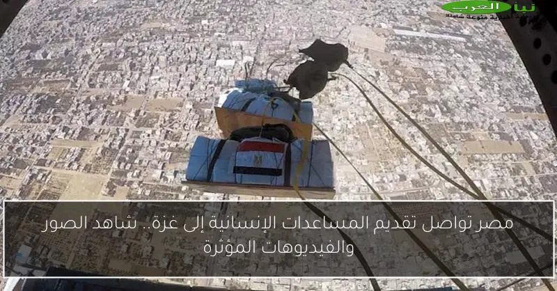 مصر تواصل تقديم المساعدات الإنسانية إلى غزة.. شاهد الصور والفيديوهات المؤثرة