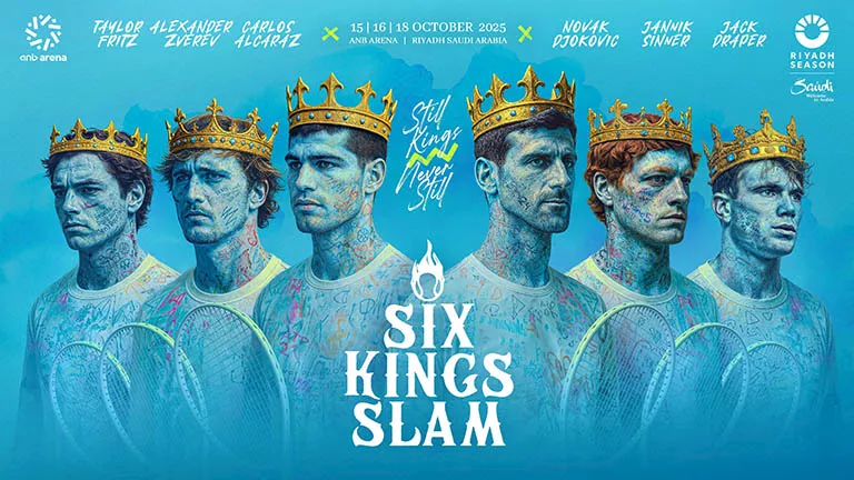 يانيك سينر يتحدى الأبطال في “Six Kings Slam” بموسم الرياض للحفاظ على لقبه في التنس