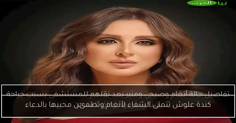 كندة علوش تتمنى الشفاء لأنغام وتطمئن محبيها بالدعاء