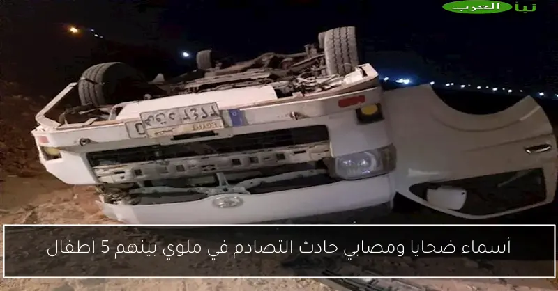 أسماء ضحايا ومصابي حادث التصادم في ملوي بينهم 5 أطفال