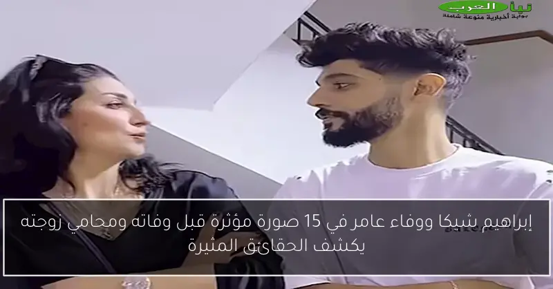 إبراهيم شيكا ووفاء عامر في 15 صورة مؤثرة قبل وفاته ومحامي زوجته يكشف الحقائق المثيرة