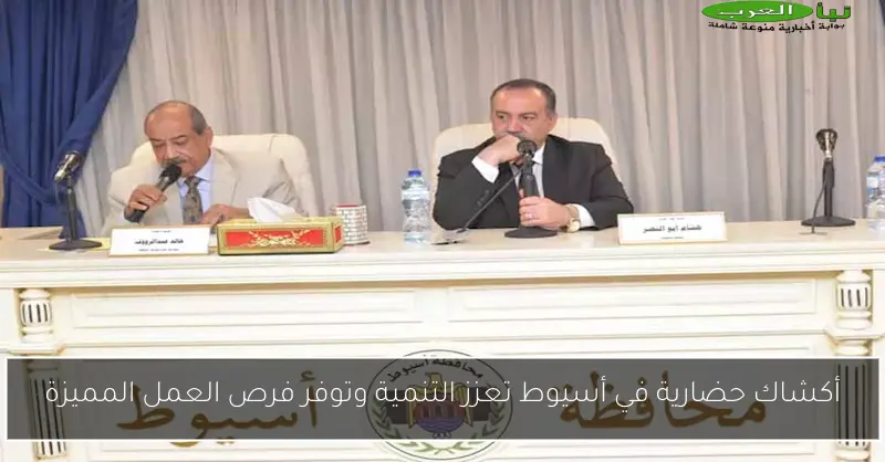 أكشاك حضارية في أسيوط تعزز التنمية وتوفر فرص العمل المميزة