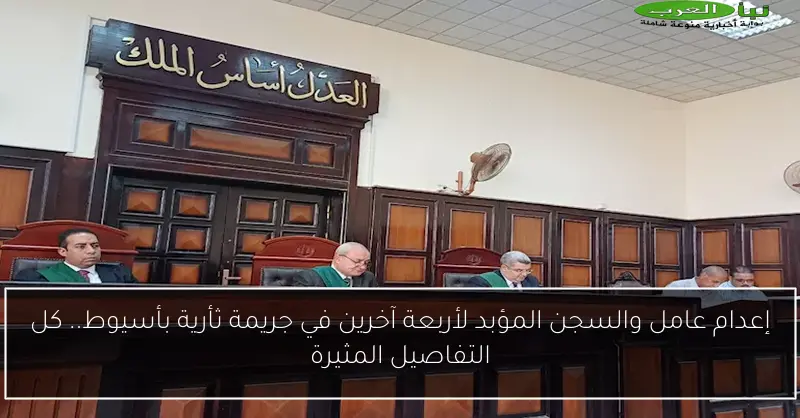 إعدام عامل والسجن المؤبد لأربعة آخرين في جريمة ثأرية بأسيوط.. كل التفاصيل المثيرة