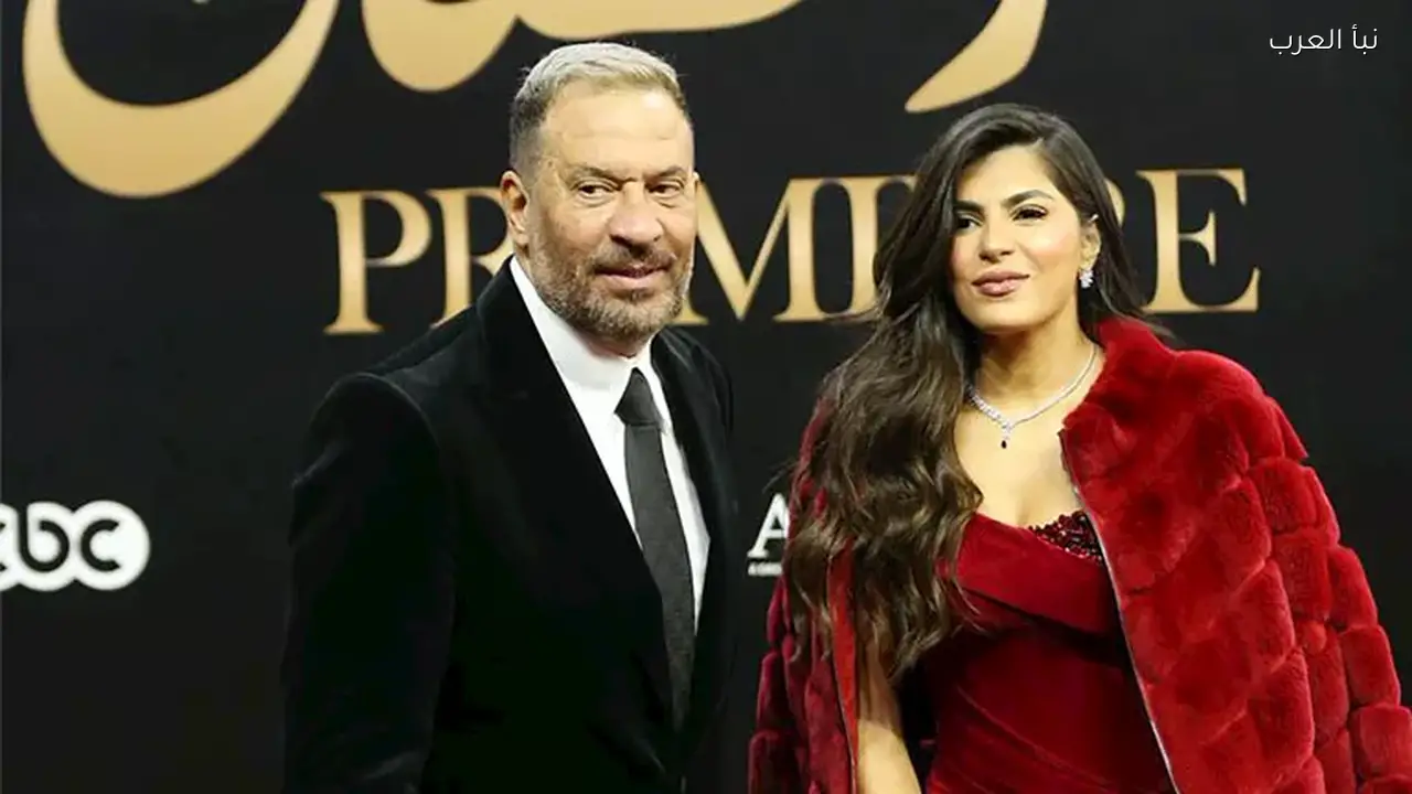 ماجد المصري وزوجته يحضران حفل مسلسلات رمضان 2026