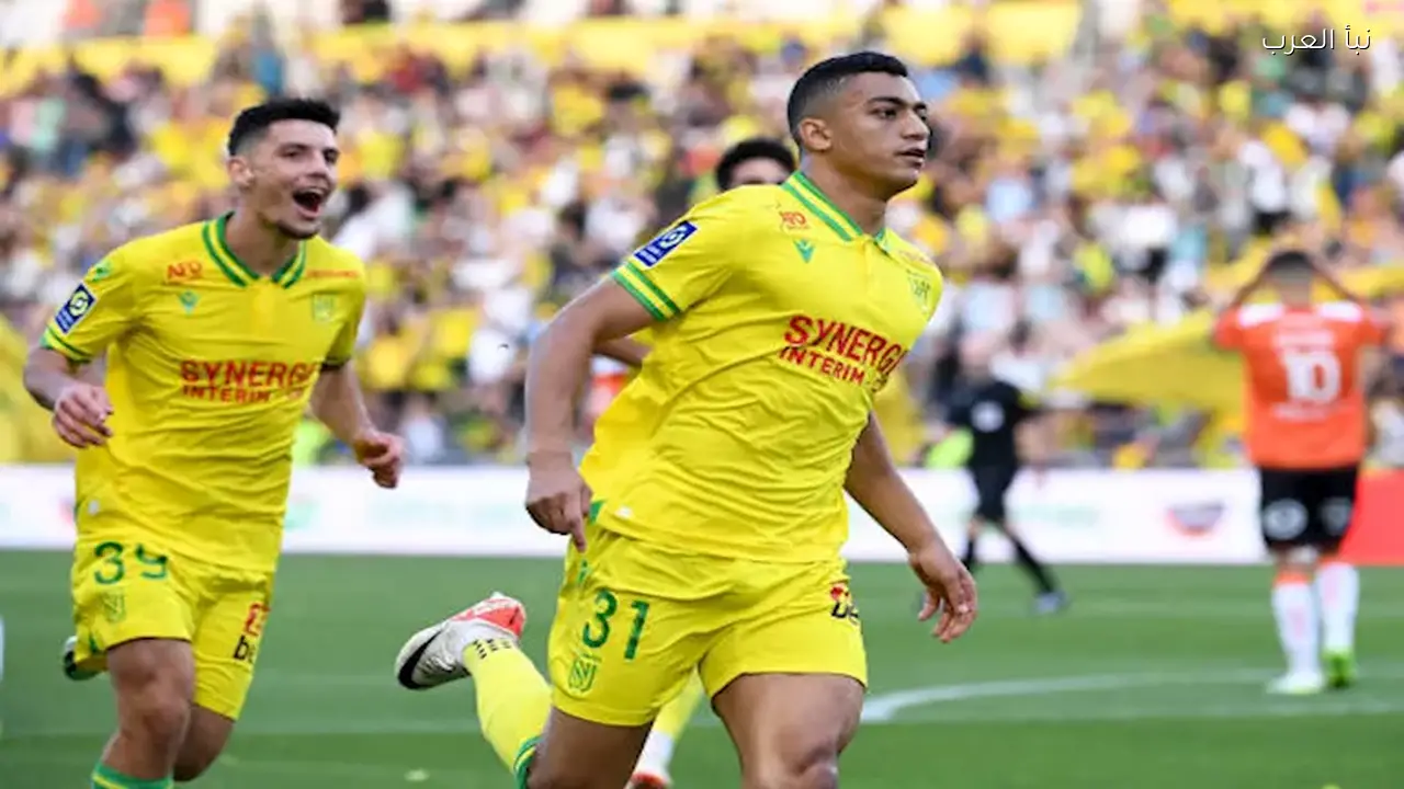 مصطفى محمد في التشكيلة الأساسية لنانت أمام نيس في الدوري الفرنسي