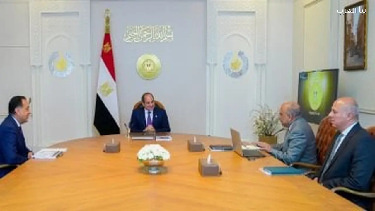 اجتماع الرئيس السيسي مع رئيس الوزراء ووزير الكهرباء لمتابعة خطة العمل