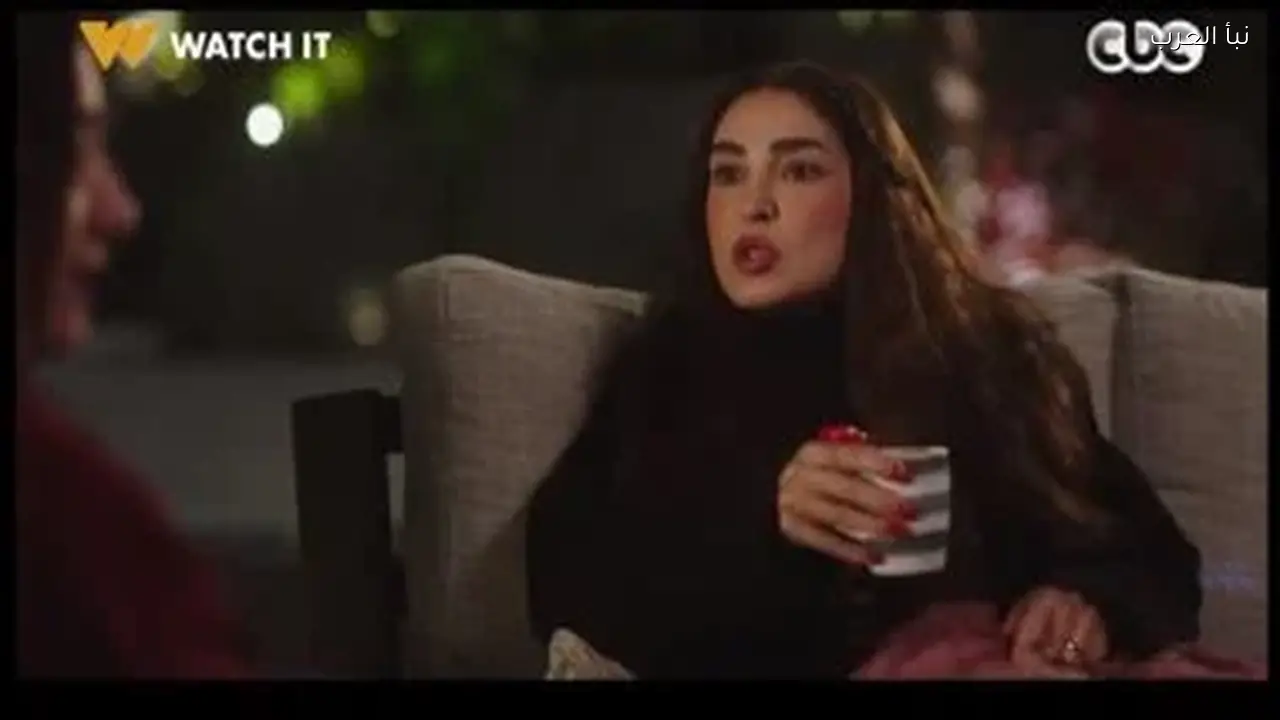 روجينا تحاول إقناع عميل بشراء فيلا في مسلسل حد أقصى الحلقة 8